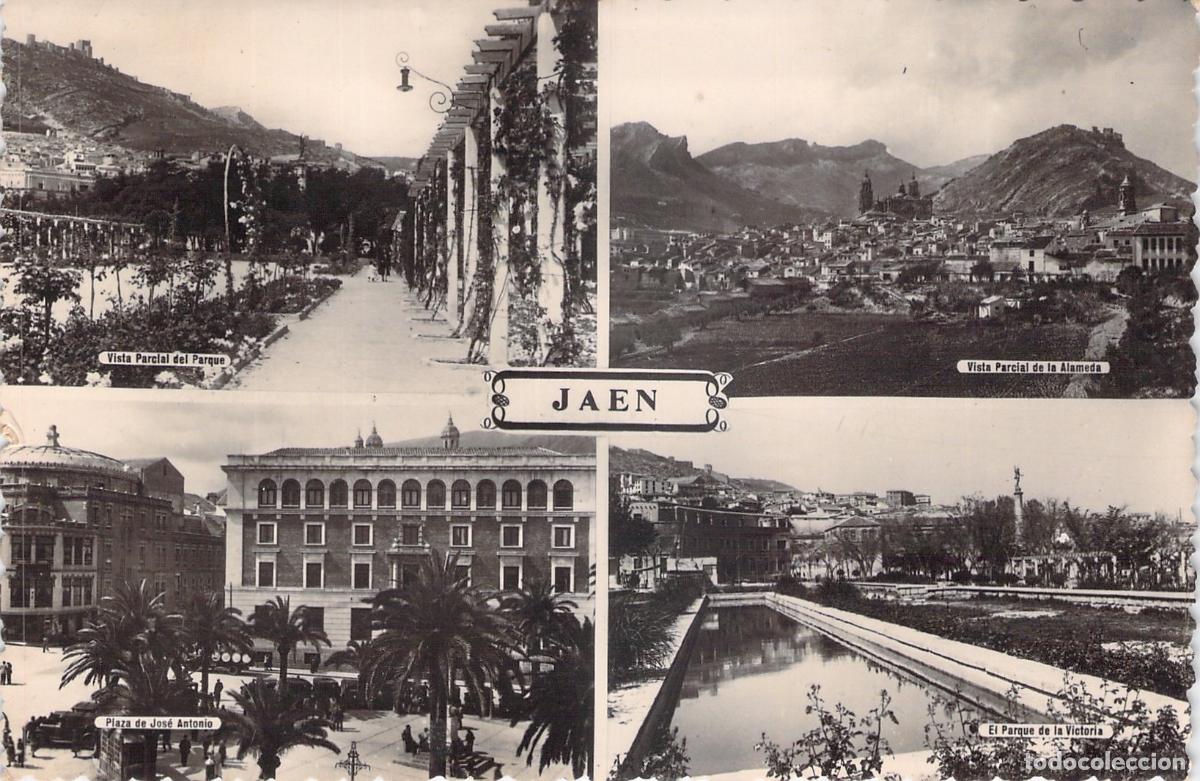 Postales: Postal de Ja&eacute;n con Vistas de Parques y Plazas