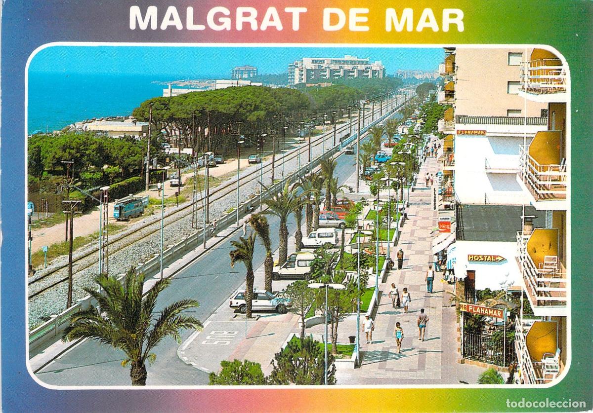 Postales: Postal de Paseo Mar&iacute;timo en Malgrat de Mar, Costa del Maresme
