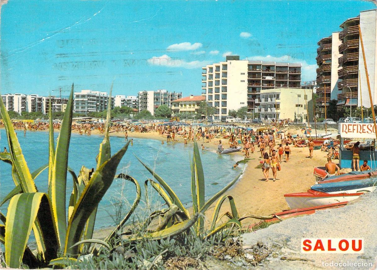 Postales: Postal Tur&iacute;stica de la Playa de Salou, Costa Dorada