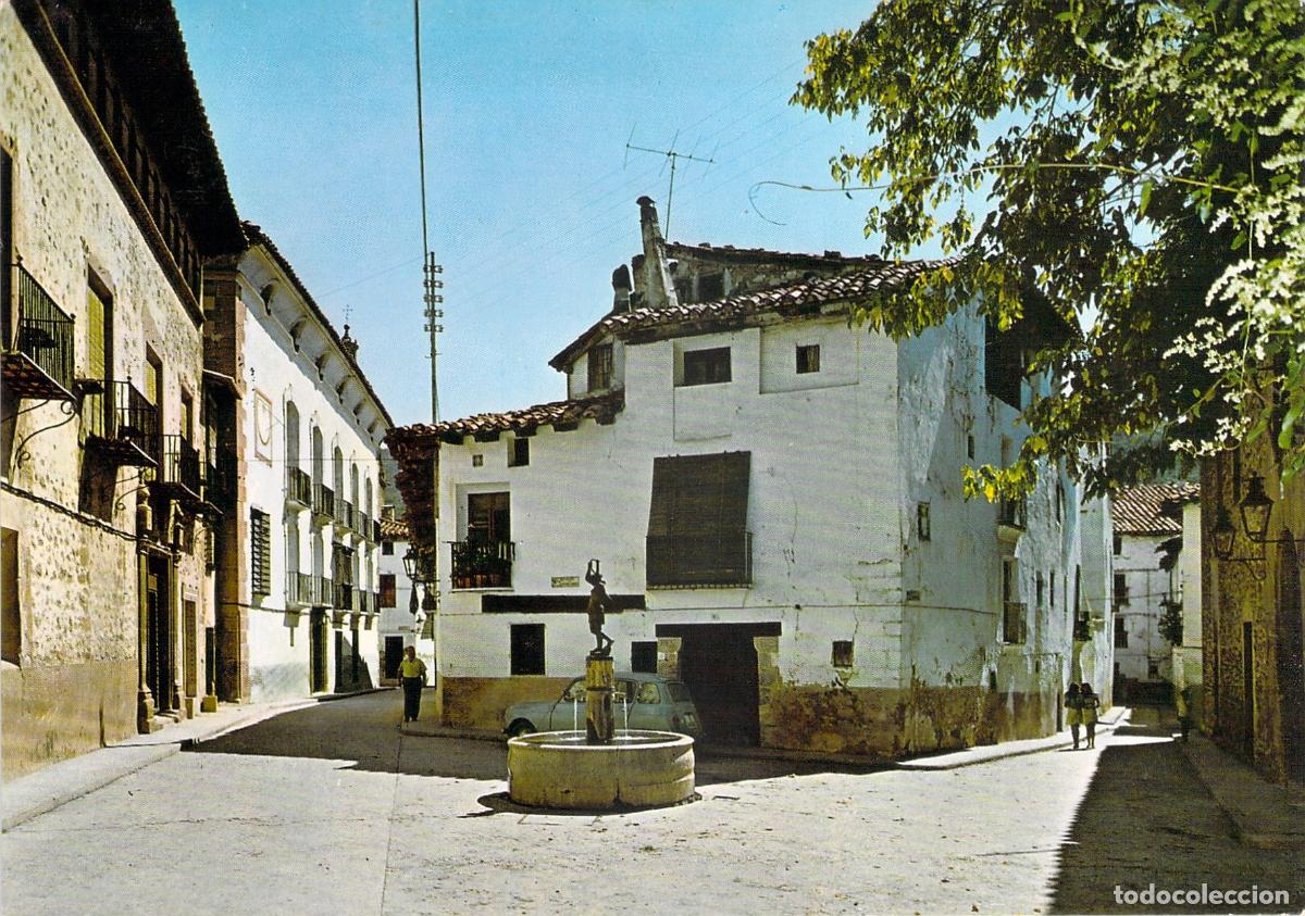 Postales: Postal de la Plaza de la Raza en Rubielos de Mora, Teruel