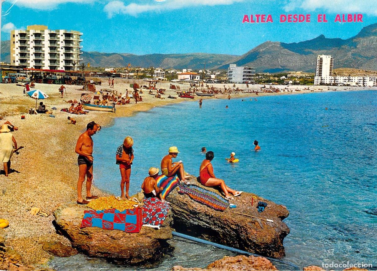 Postales: Postal de Altea, Alicante: Vista de la Playa desde El Albir