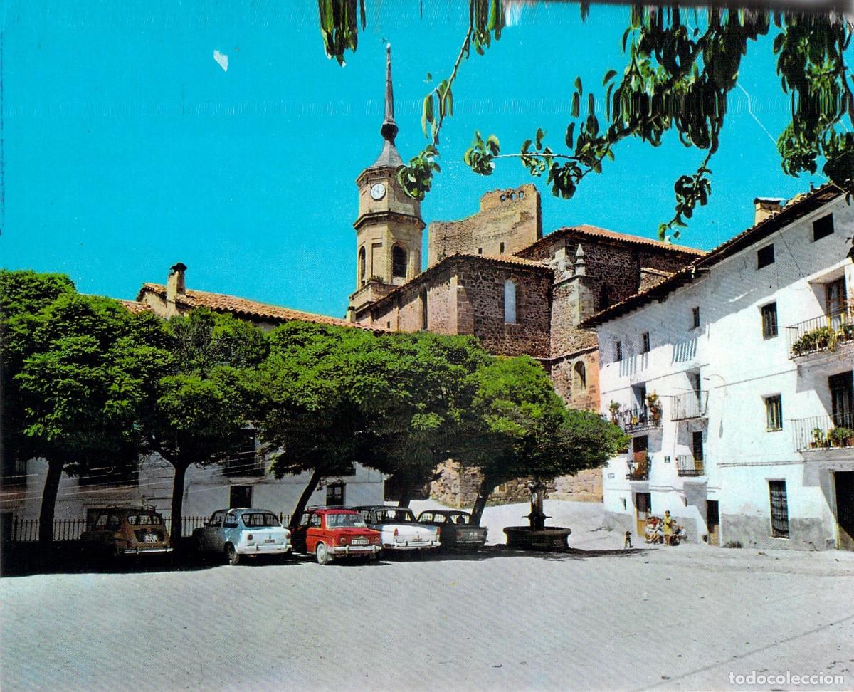 Postales: Postal de Alcal&aacute; de la Selva, Teruel - Vista Parcial con Iglesia