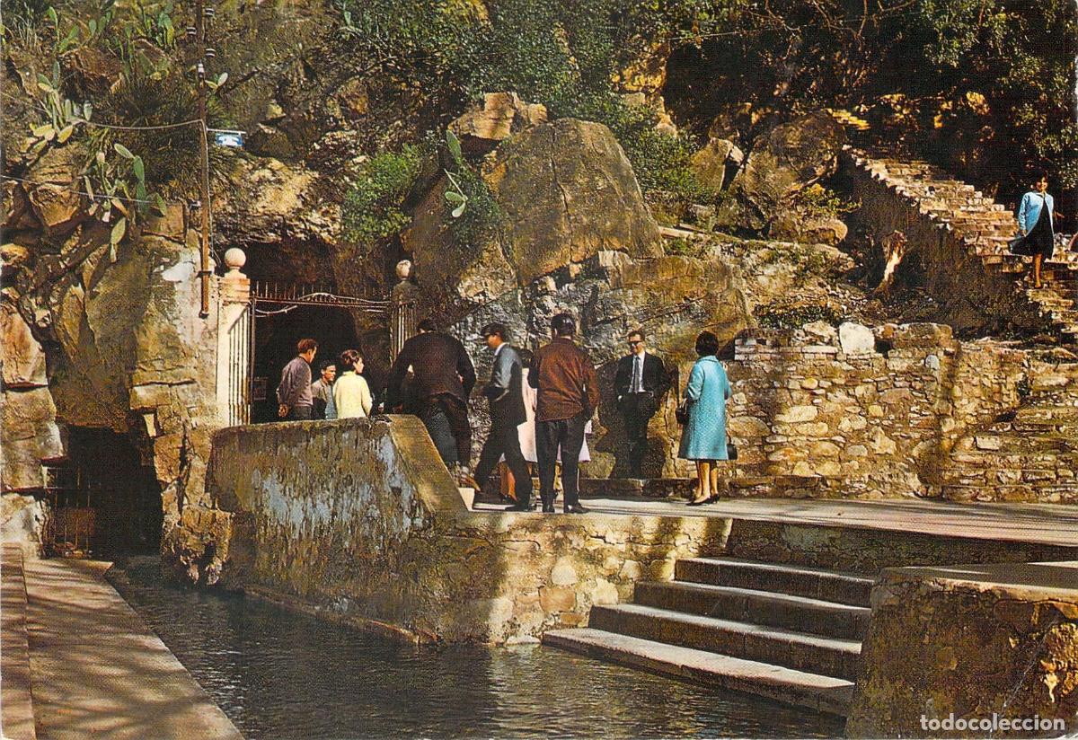 Postales: Postal Gruta de San Jos&eacute;, Entrada a las Cuevas, Vall de Ux&oacute;, Castell&oacute;n