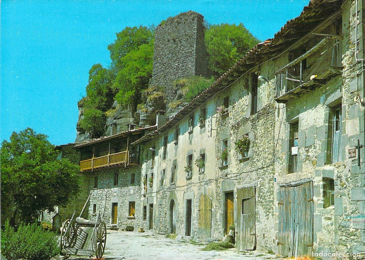 Postales: Postal de Rupit, Carrer del Castell y Torre de Piedra