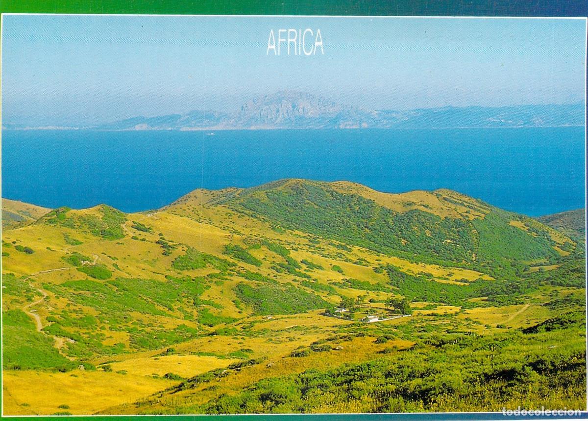 Cartoline: Postal de Tarifa con Vista al Estrecho de Gibraltar y &Aacute;frica