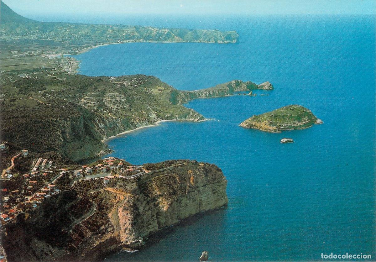 Postales: Postal Cabo de la Nao en J&aacute;vea Alicante Vista A&eacute;rea