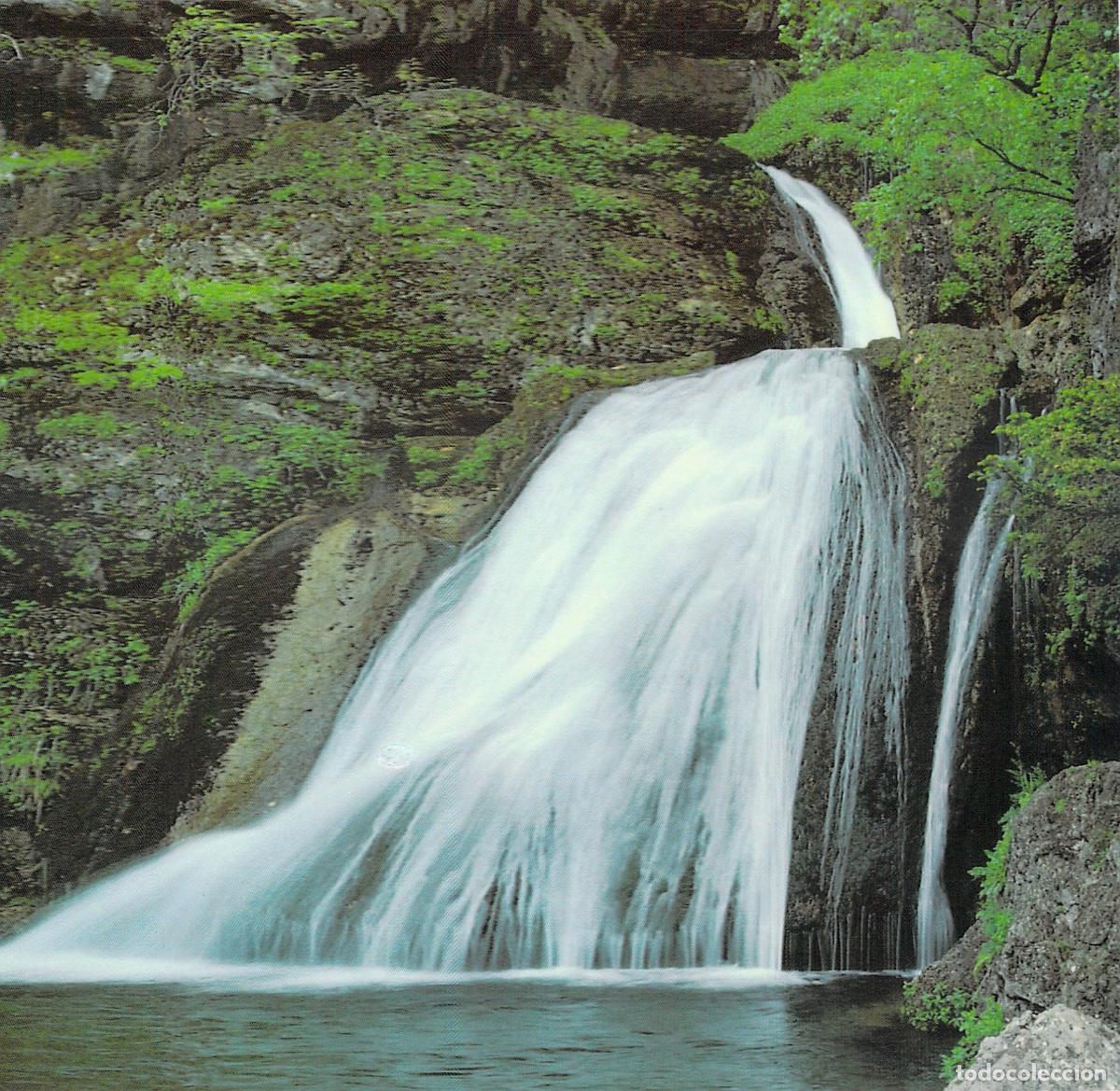 Postales: Postal Chorros del R&iacute;o Mundo, Cascada en Albacete