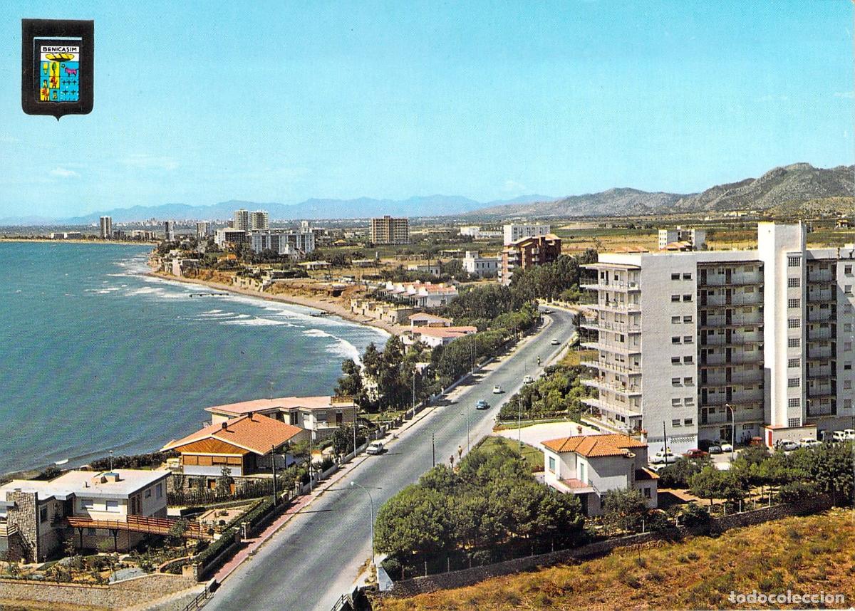 Postales: Postal Benicasim Las Villas Castell&oacute;n Playa y Edificios