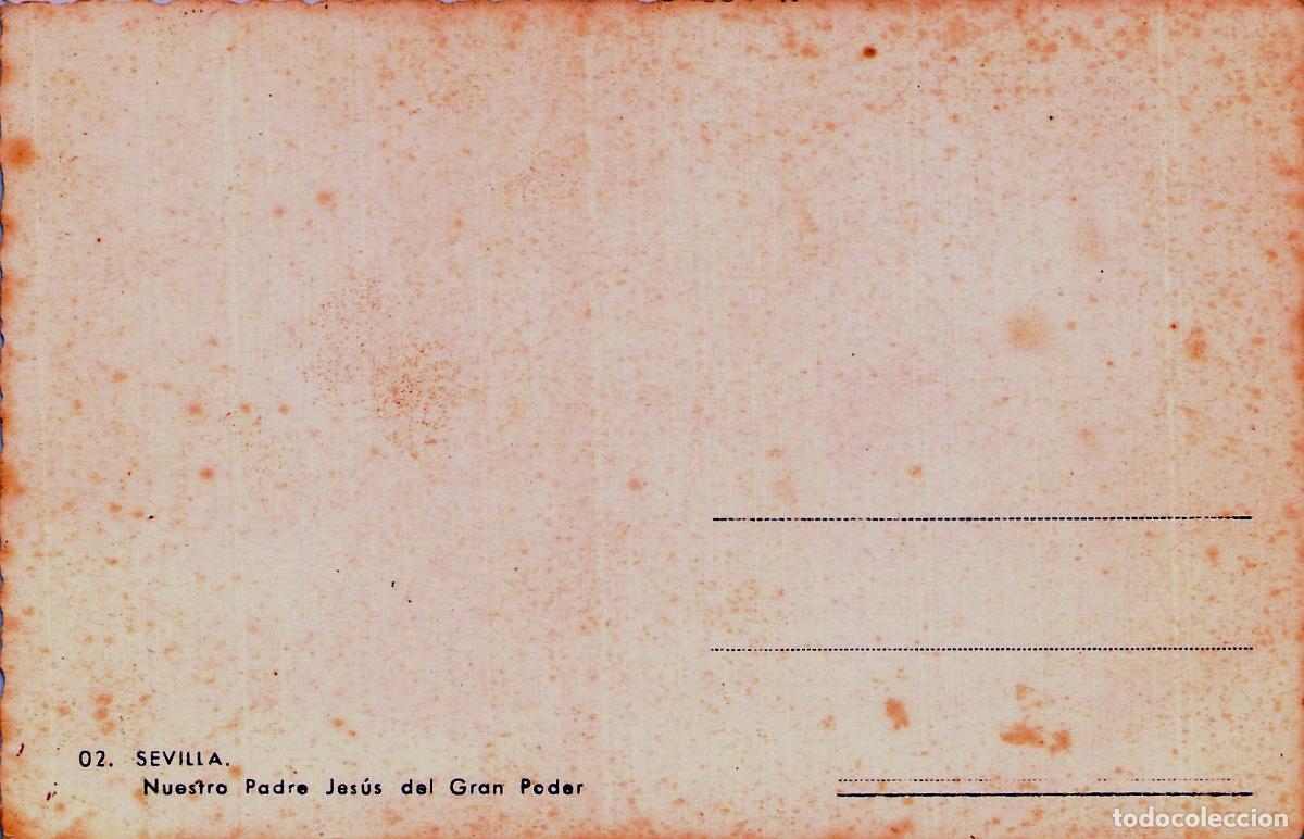Postales: Postal Nuestro Padre Jes&uacute;s del Gran Poder Sevilla - Foto 2
