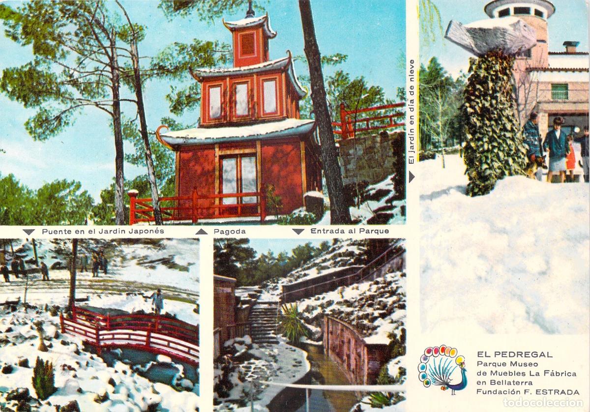 Postales: Postal El Pedregal Parque Museo en Bellaterra Jard&iacute;n Japon&eacute;s