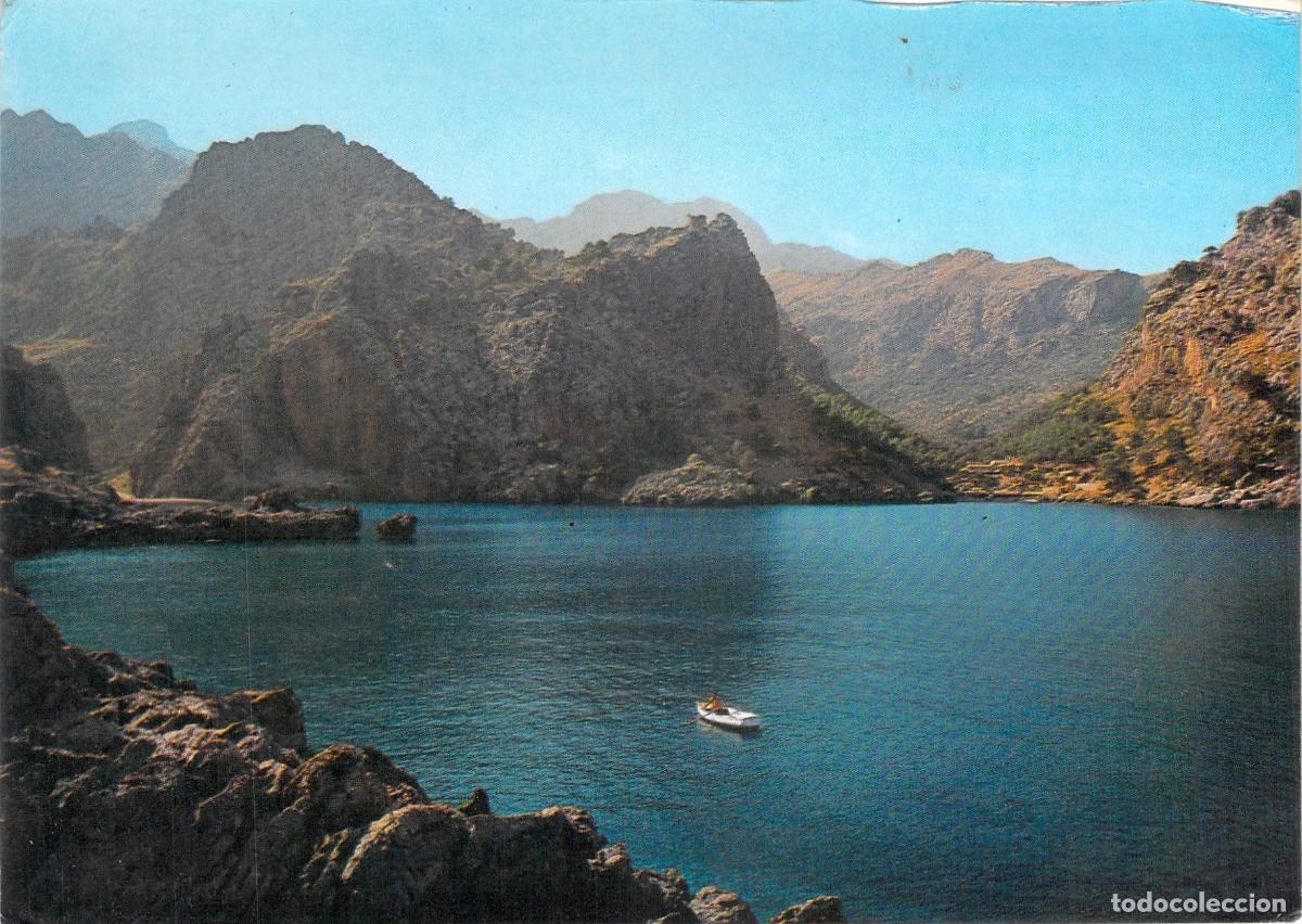 Postales: Postal de Sa Calobra en Mallorca con Paisaje de Acantilados