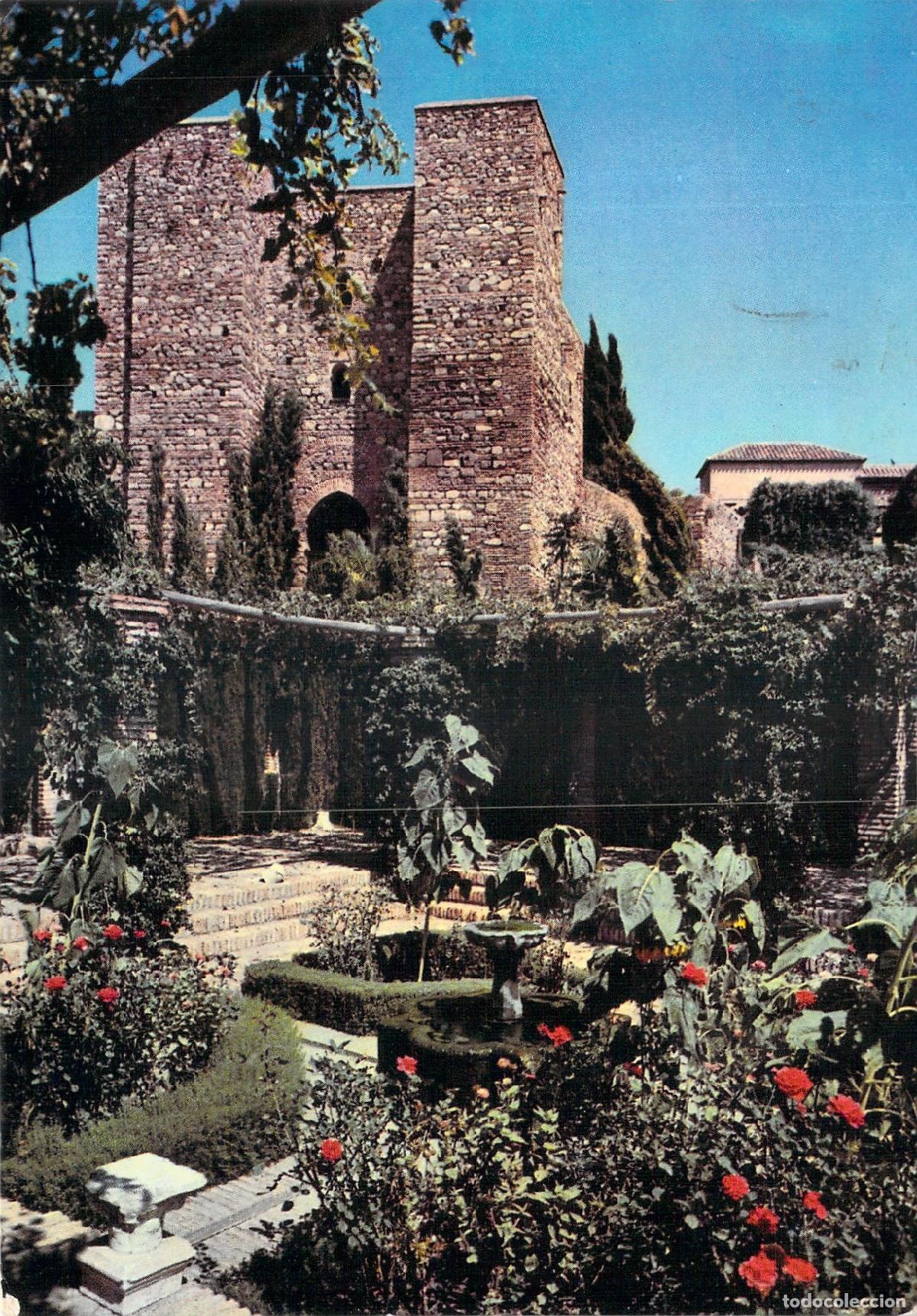 Postales: Postal de M&aacute;laga - Alcazaba, Plaza de Armas y Jardines