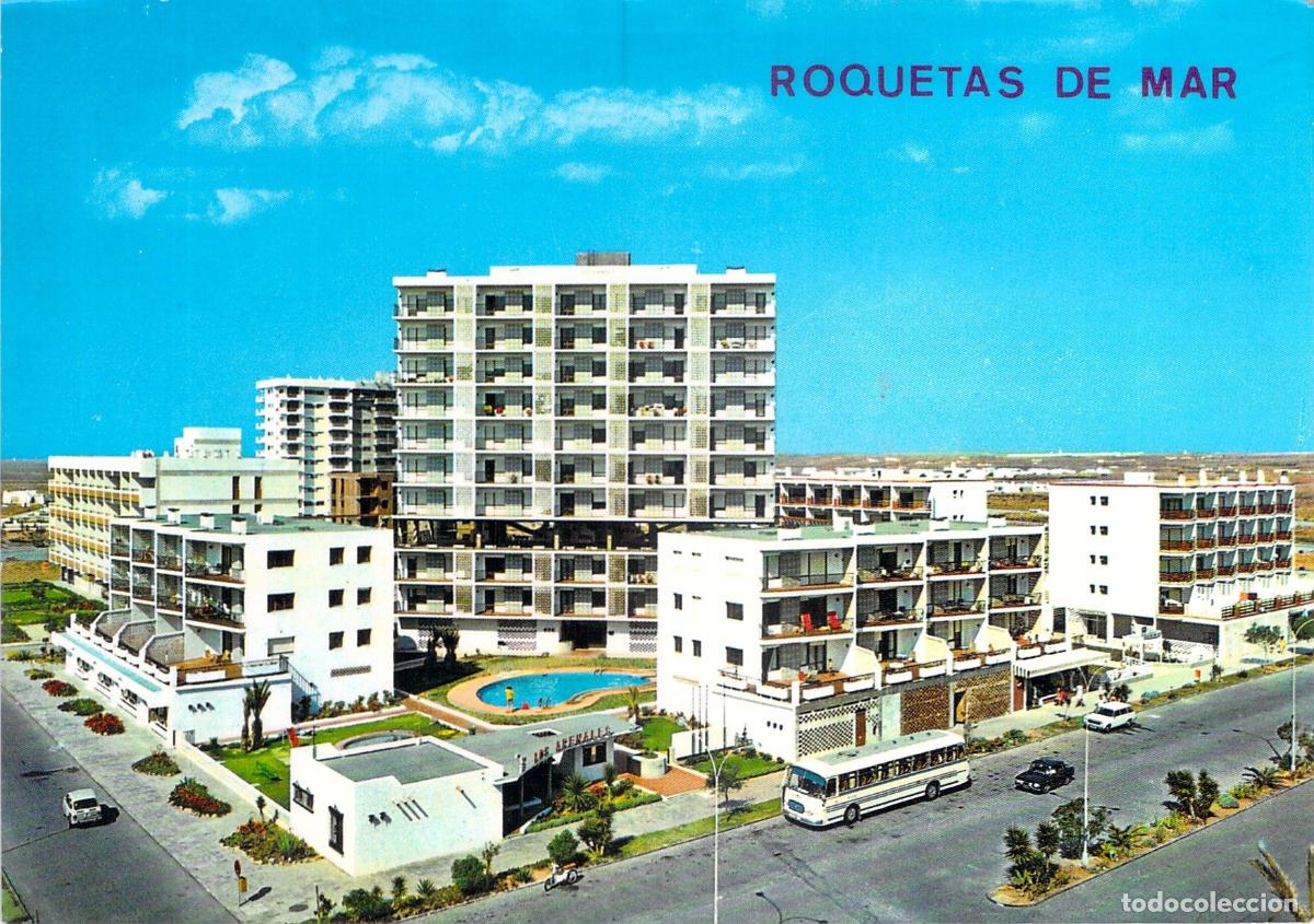 Postales: Postal de Roquetas de Mar, Almer&iacute;a - Apartamentos Los Arenales