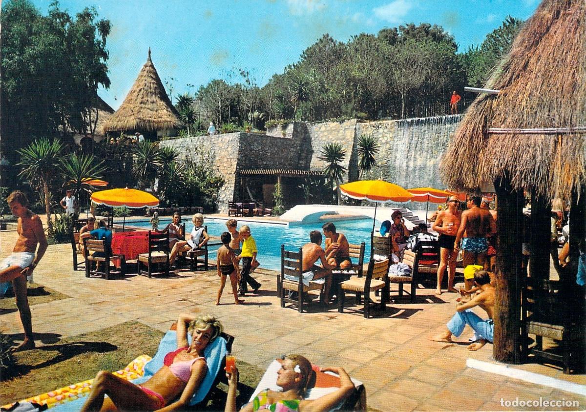 Postales: Postal Marbella Club Hotel Costa del Sol M&aacute;laga Piscina Turistas