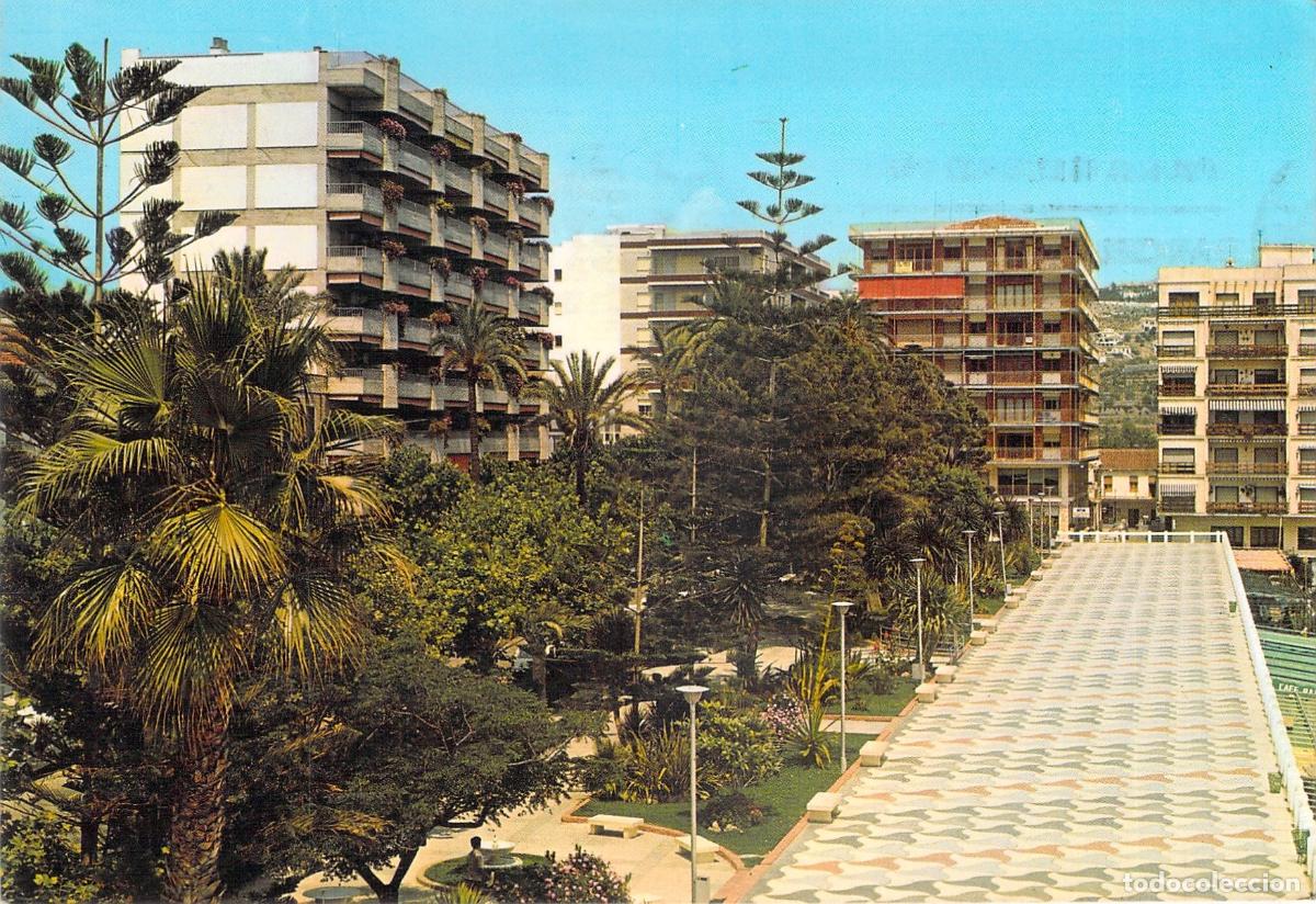 Postales: Postal de Almu&ntilde;&eacute;car Paseo del Altillo en Granada Costa Tropical
