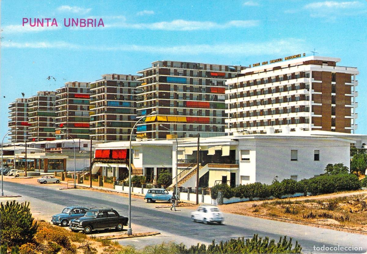 Postales: Postal de Punta Umbr&iacute;a, Avenida del Oc&eacute;ano y Hotel Pato Amarillo