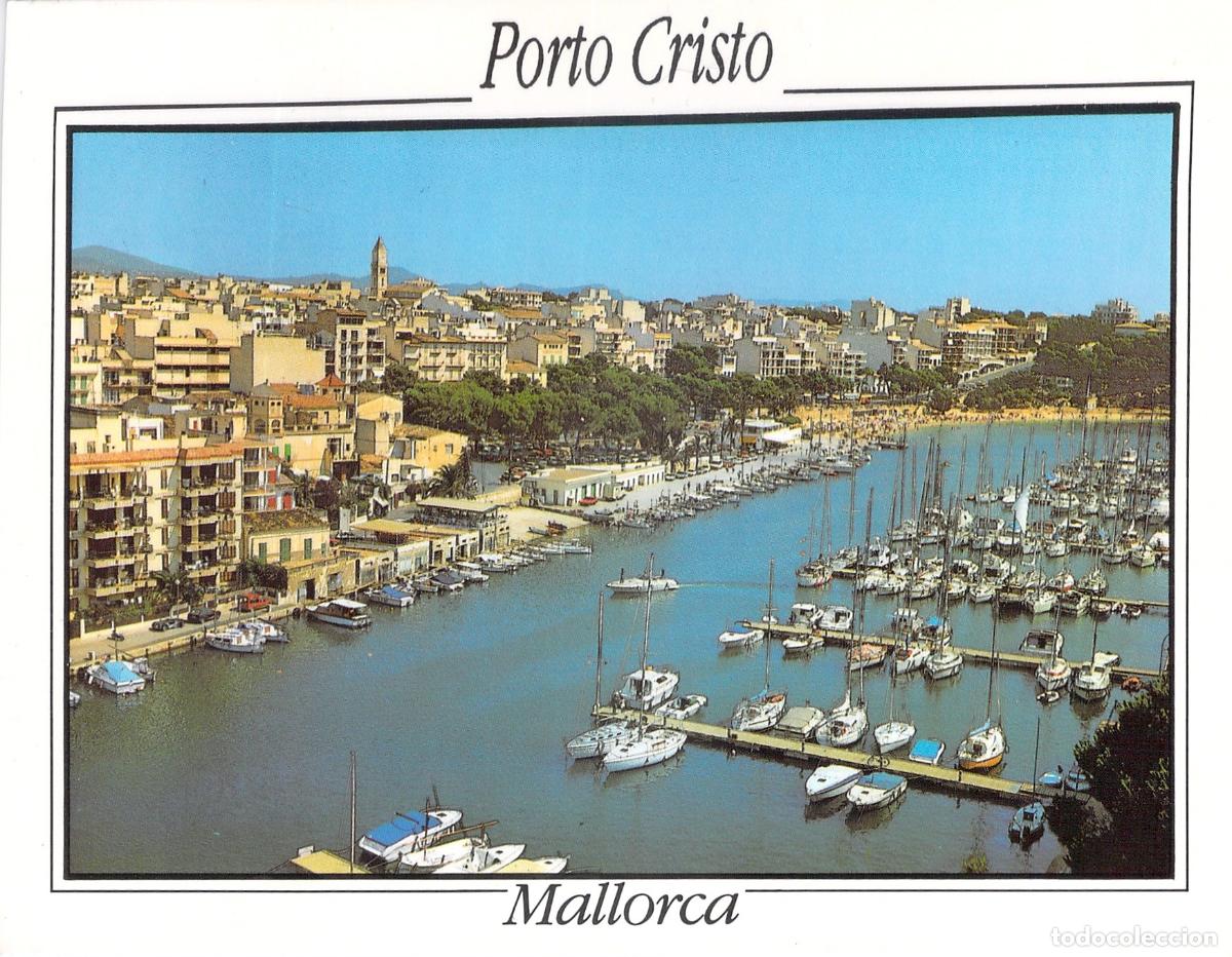 Postales: Postal de Porto Cristo Mallorca Vista del Puerto y Yates