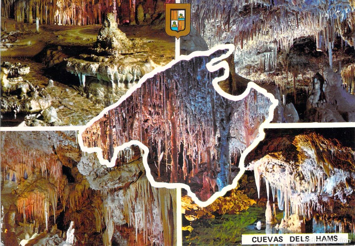 Postales: Postal de las Cuevas dels Hams, Porto Cristo, Mallorca