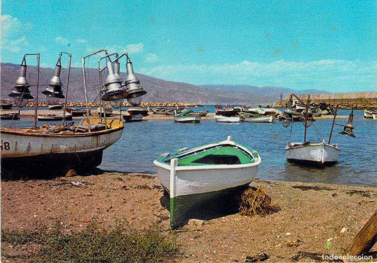 Postales: Postal de Roquetas de Mar Vista Parcial del Puerto