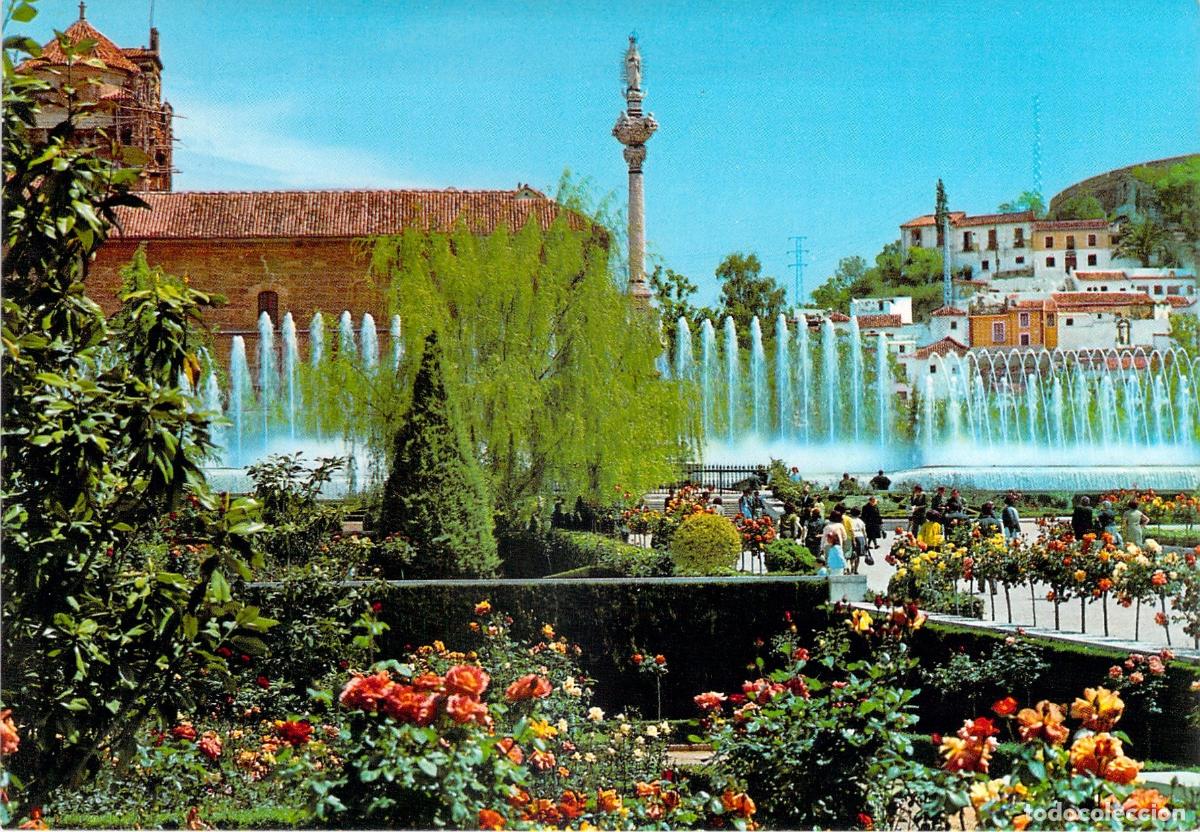 Postales: Postal de la Fuente del Triunfo en Granada