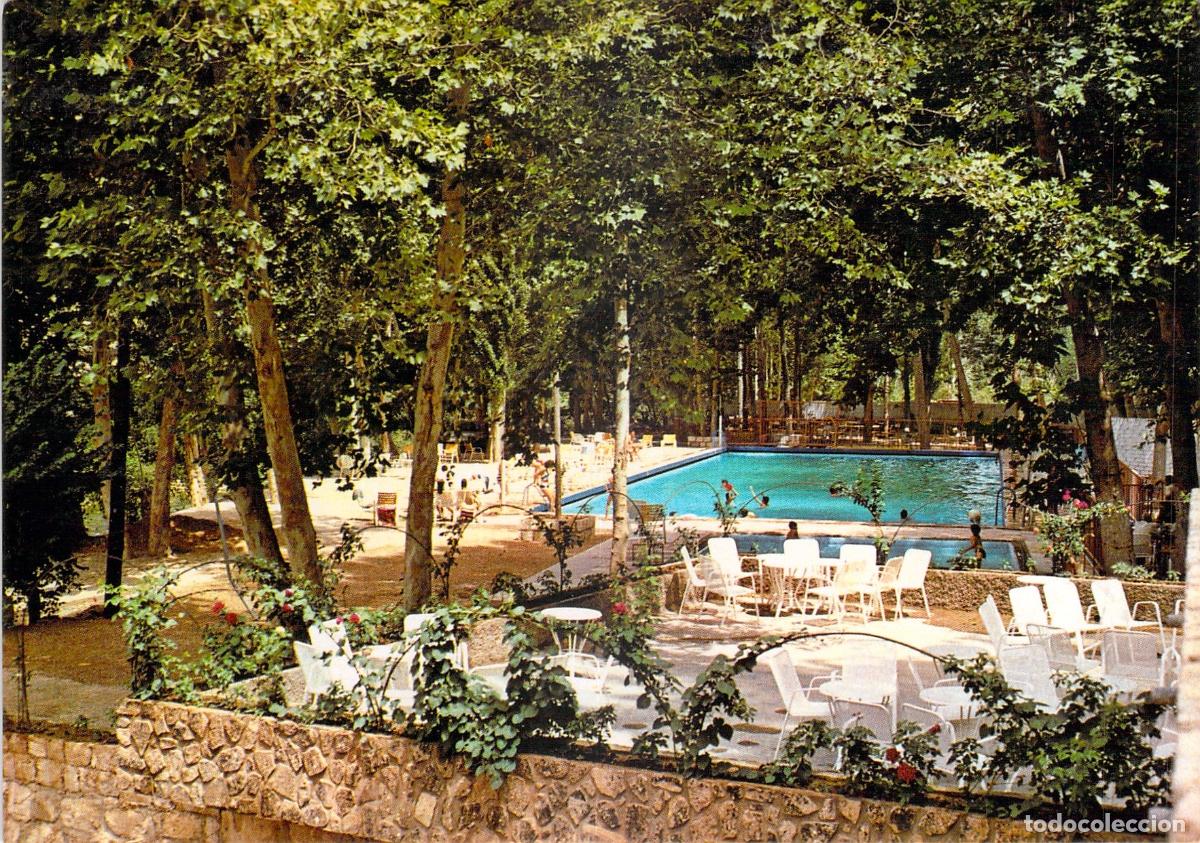 Postales: Postal de la Piscina de Alcal&aacute; del J&uacute;car, Albacete