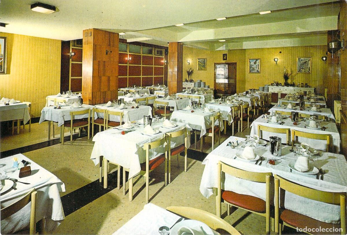 Postales: Postal Restaurante del Hotel Universal en Granada
