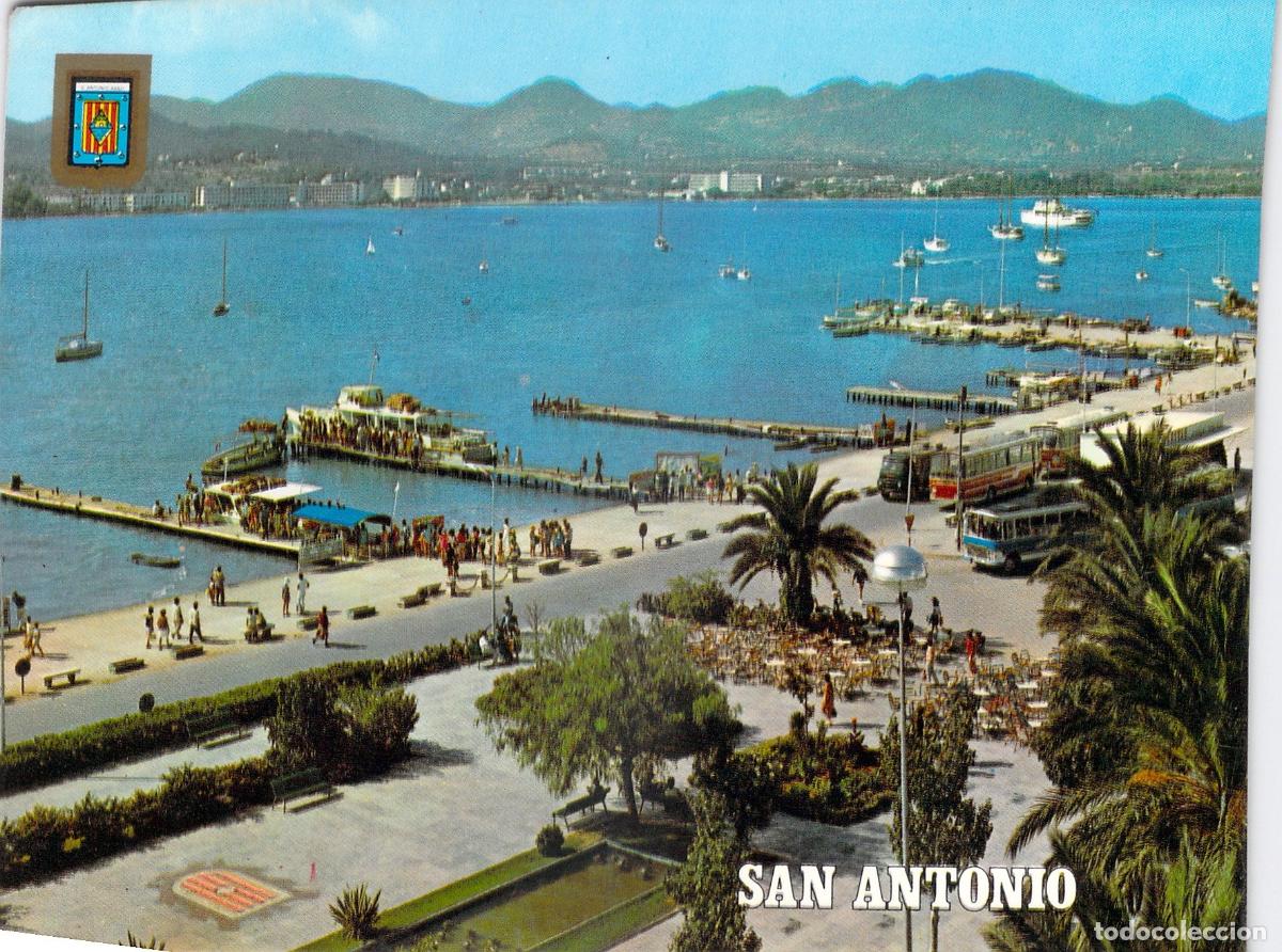 Postales: Postal San Antonio Abad Ibiza Vista Parcial del Puerto