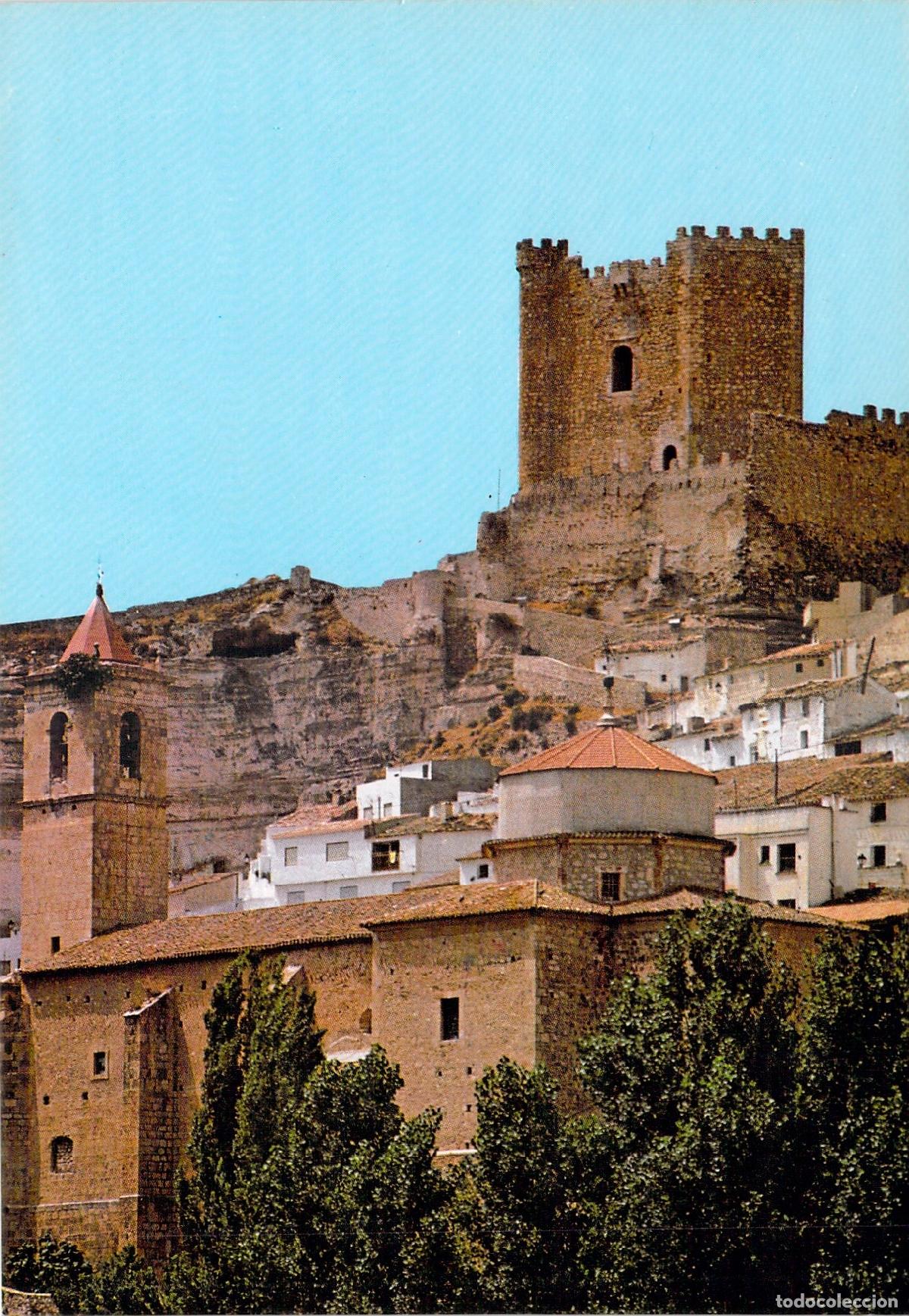 Postales: Postal de Alcal&aacute; del J&uacute;car con Castillo y Vista Parcial