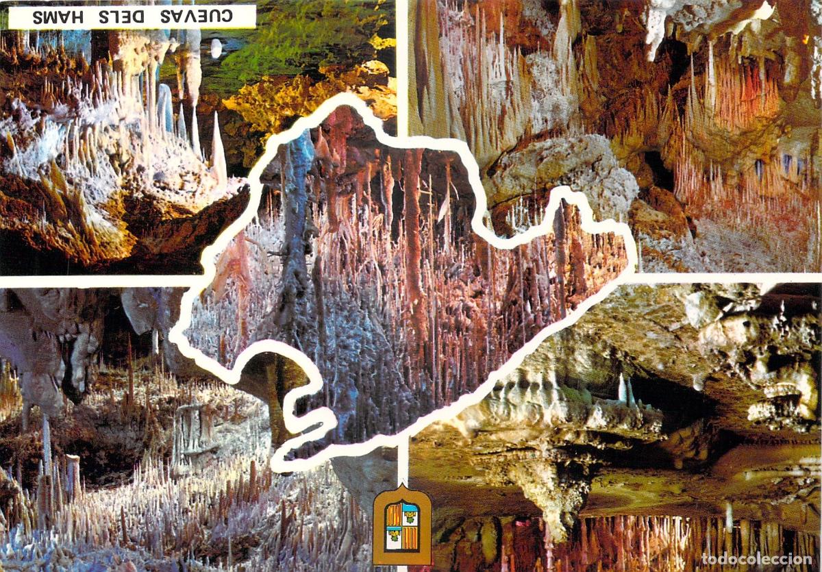 Postales: Postal de las Cuevas dels Hams, Porto Cristo, Mallorca