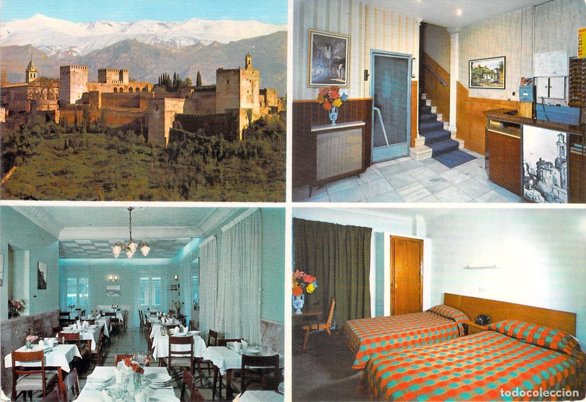 Postales: Postal Hotel Victoriano en Granada con Vistas de la Alhambra