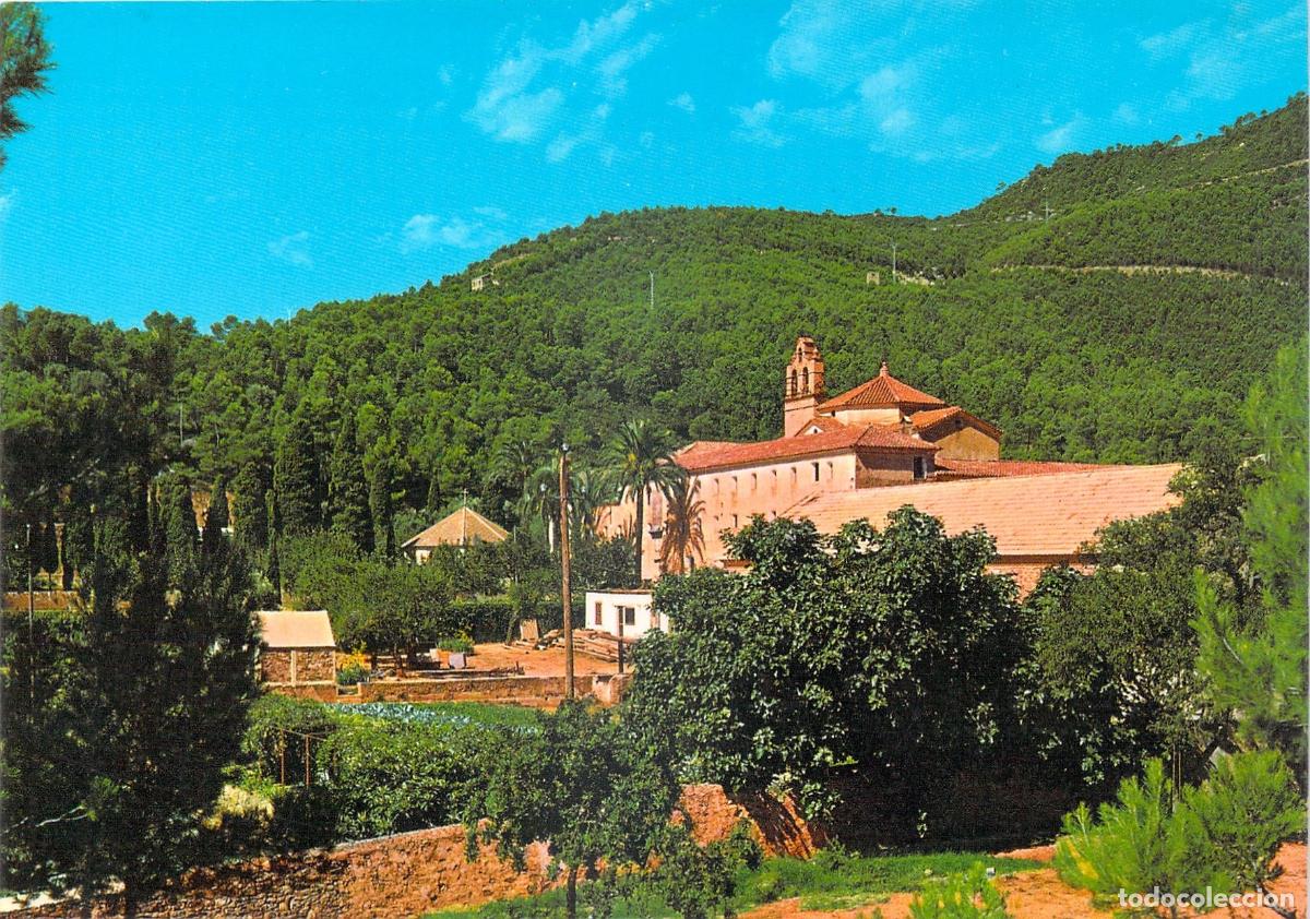 Postales: Postal de Benicasim - Monasterio desde el Huerto