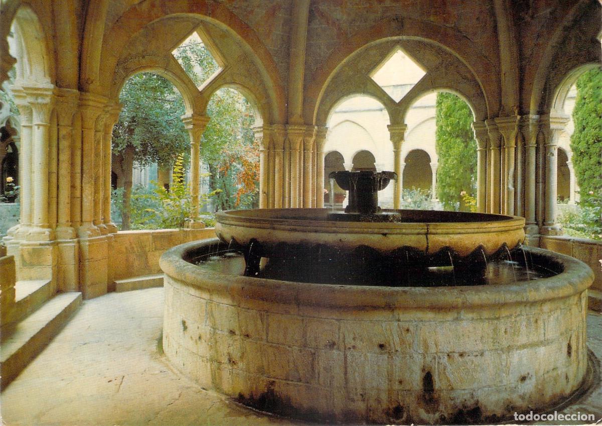 Postales: Postal Real Monasterio de Poblet, Surtidor del Claustro