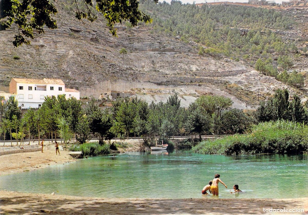 Postales: Postal de Alcal&aacute; del J&uacute;car, Albacete - Las Playetas del r&iacute;o J&uacute;car