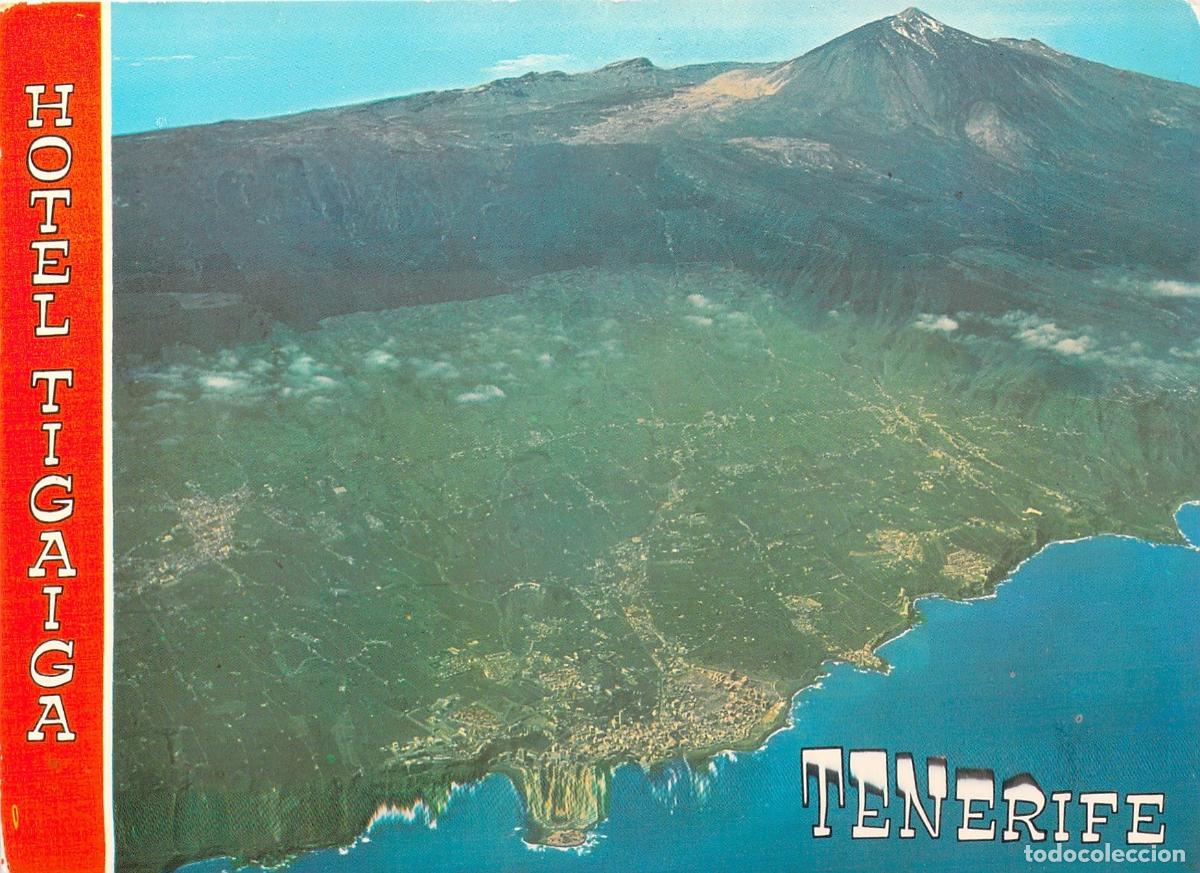 Postales: Postal Hotel Tigaiga Vista A&eacute;rea del Teide Tenerife