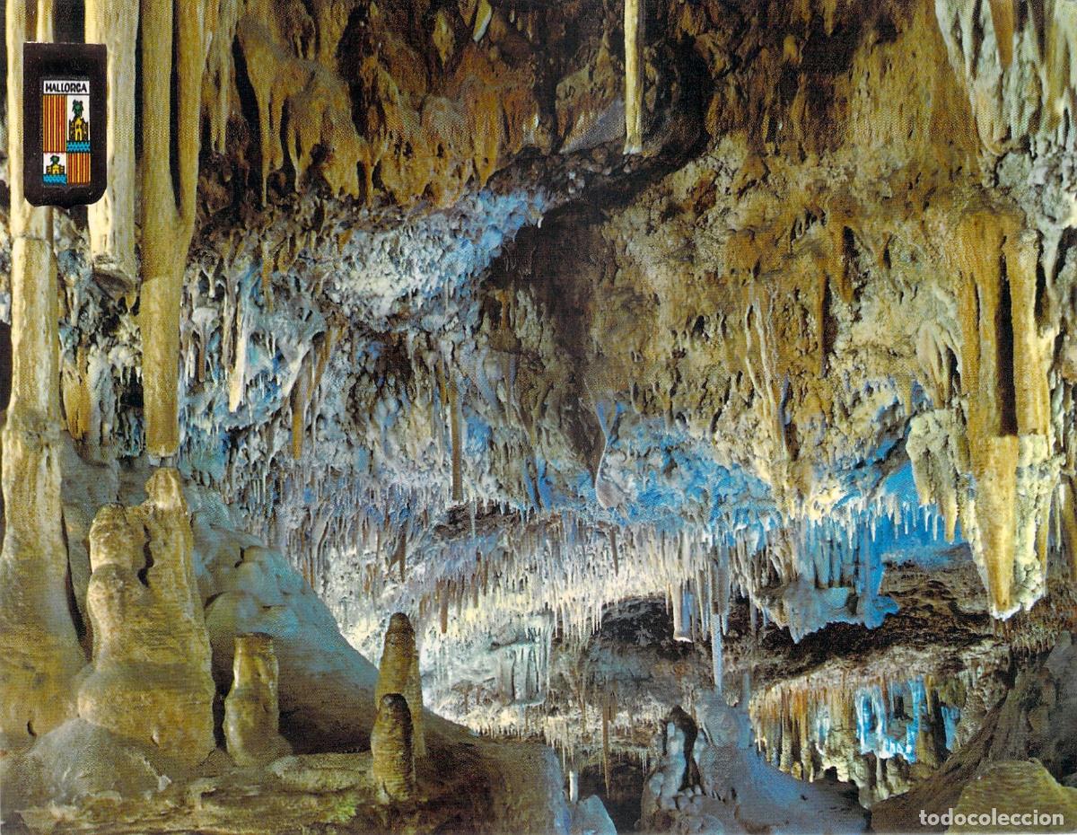 Postales: Postal Mallorca Cuevas dels Hams Valle de las Delicias Porto Cristo