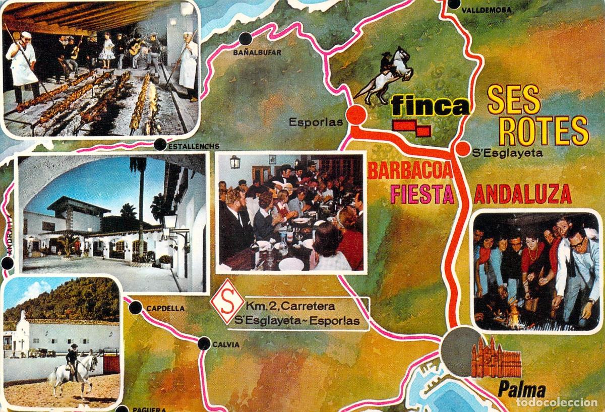 Postales: Postal Finca Ses Rotes Fiesta Andaluza Mallorca
