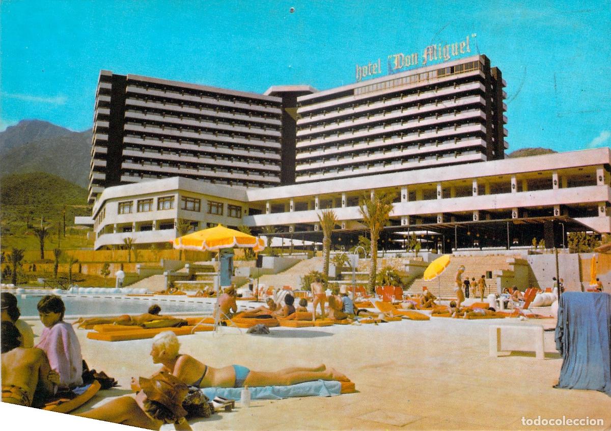 Postales: Tarjeta Postal Hotel Don Miguel en Marbella con Piscina