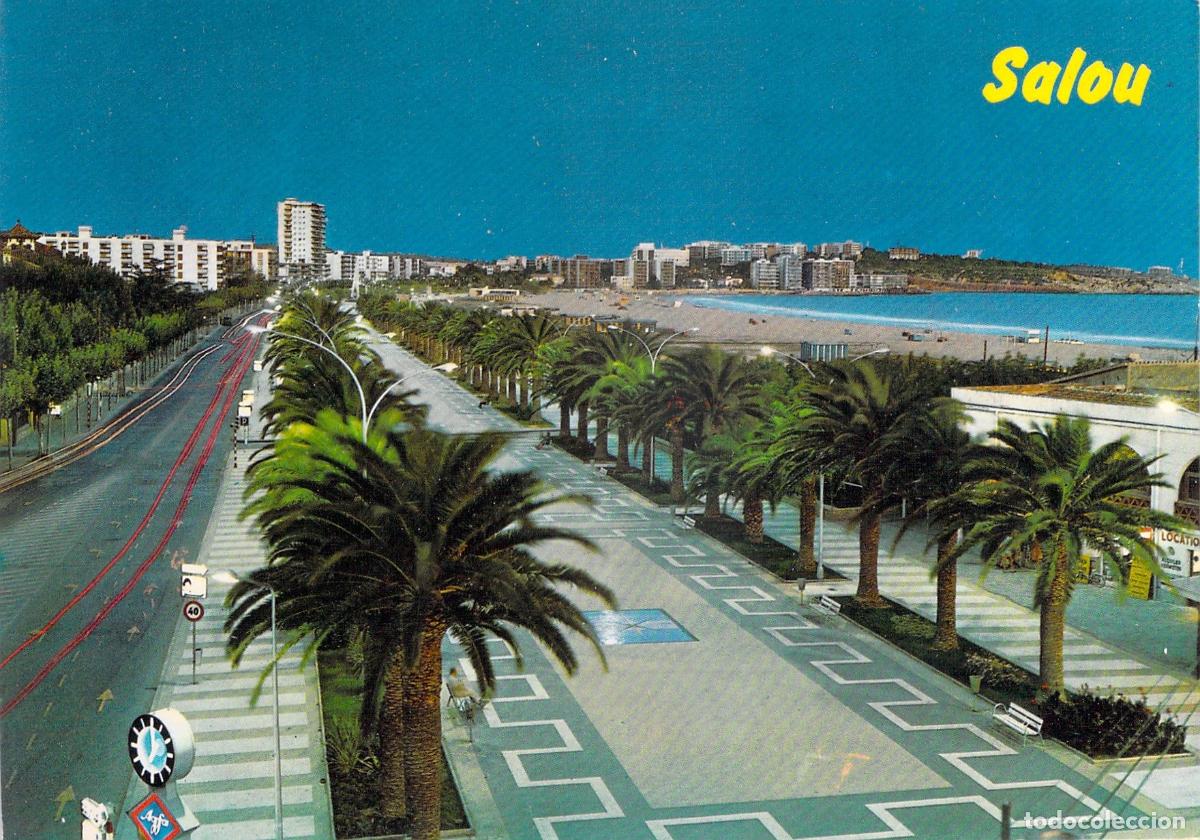 Postales: Postal del Paseo Mar&iacute;timo de Salou Costa Dorada