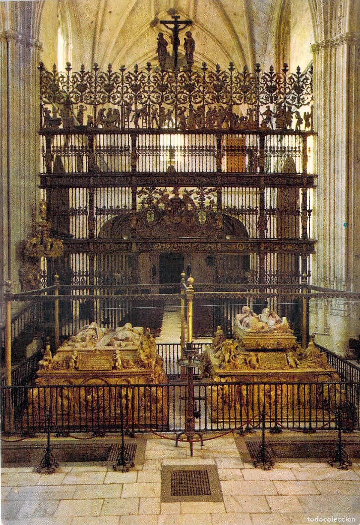 Postales: Postal Capilla Real de Granada Tumbas de los Reyes Cat&oacute;licos