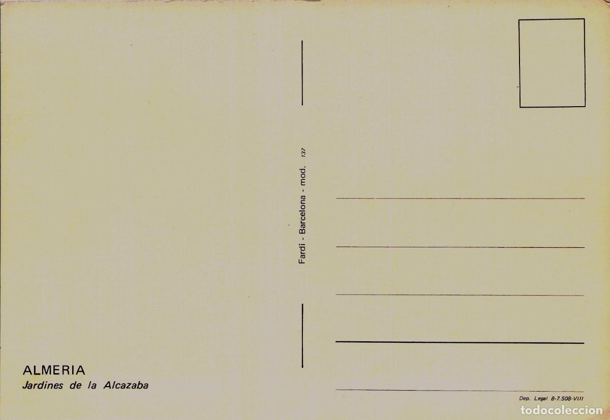 Postales: Postal de los Jardines de la Alcazaba en Almer&iacute;a - Foto 2