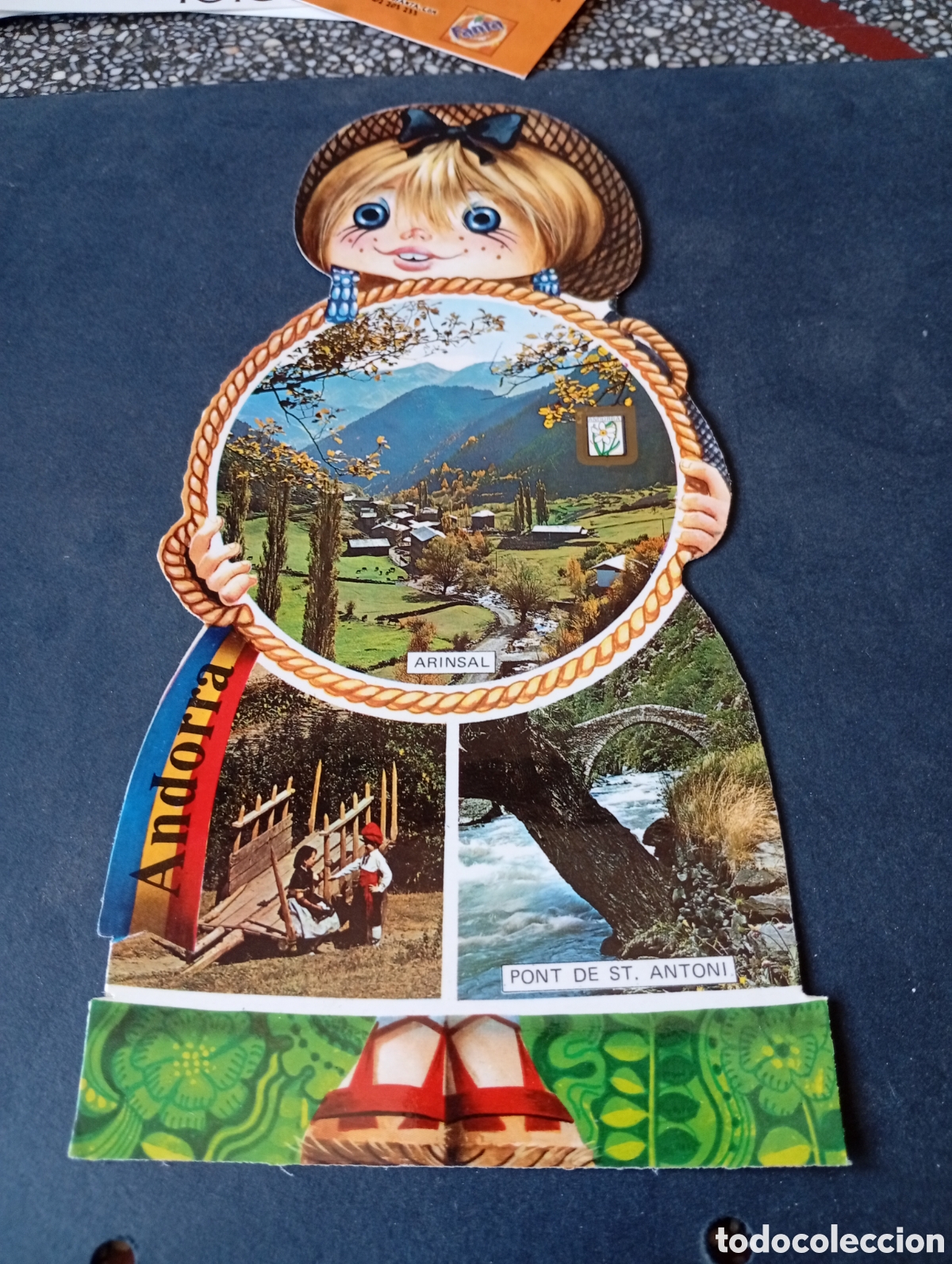 Postales: Postal Andorra golden girl
