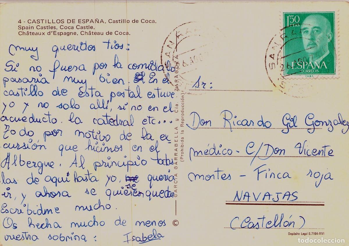 Postales: Postal del Castillo de Coca en Segovia - Foto 2