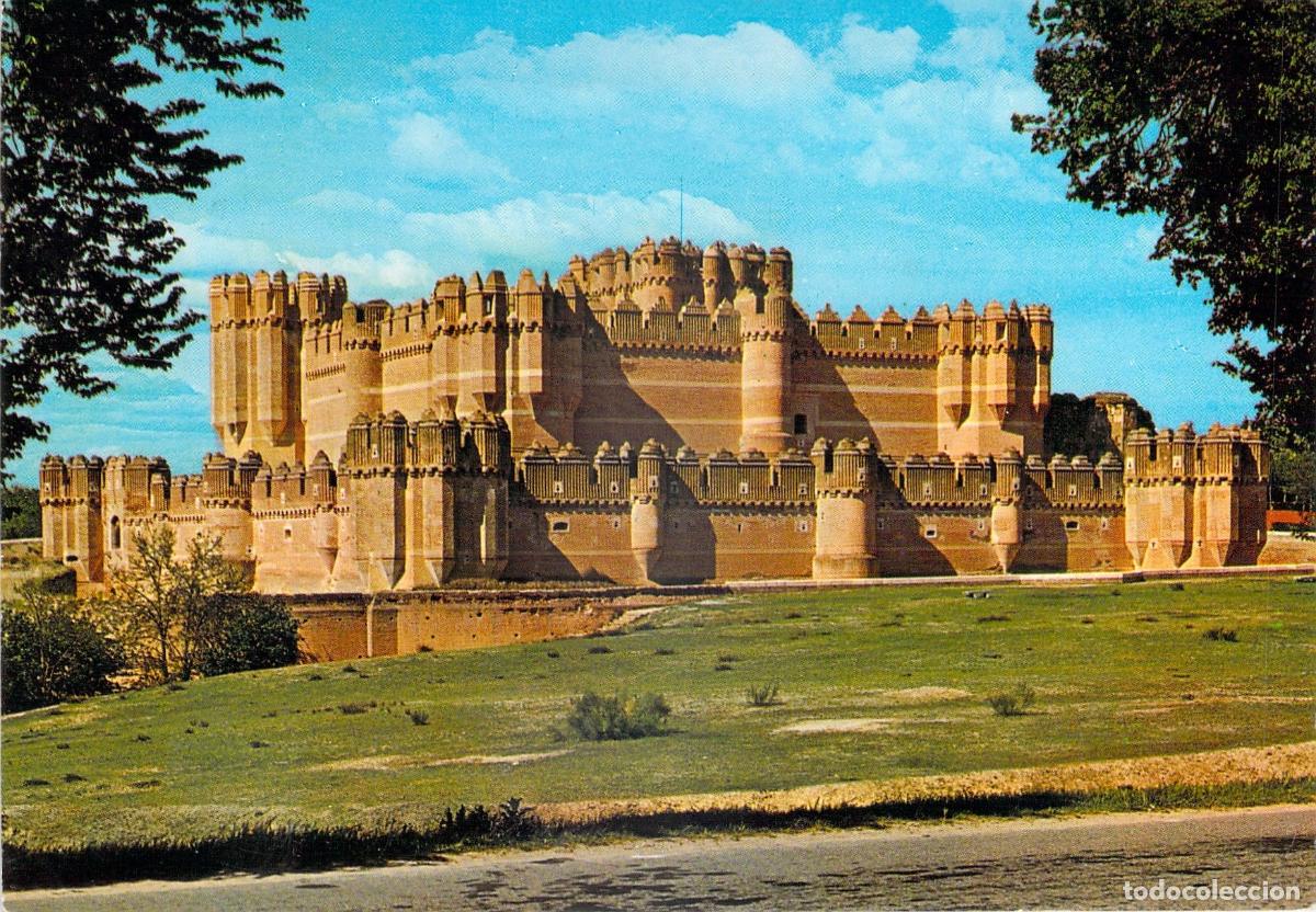 Postales: Postal del Castillo de Coca en Segovia