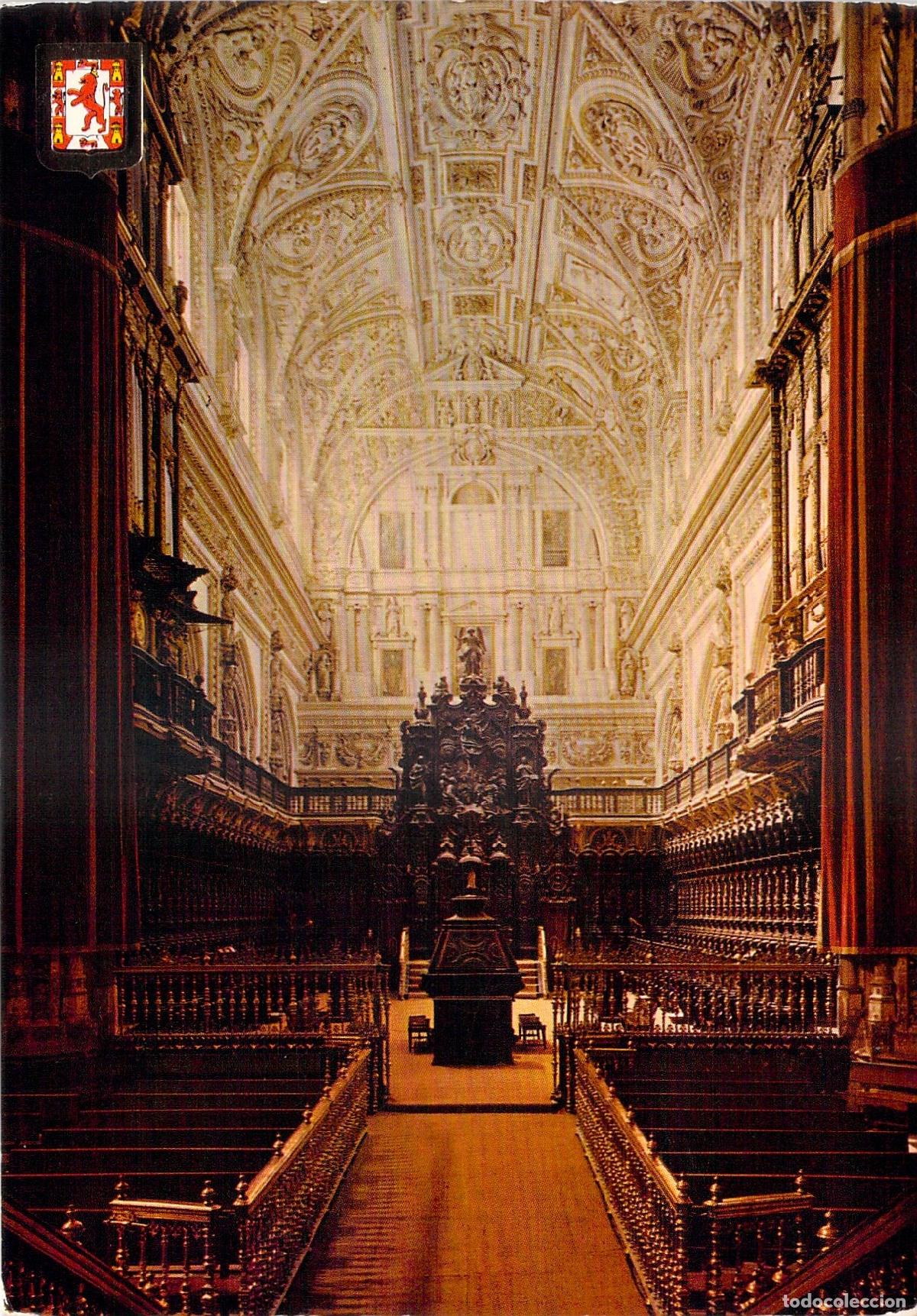 Postales: Postal de la Mezquita de C&oacute;rdoba, El Coro Catedralicio