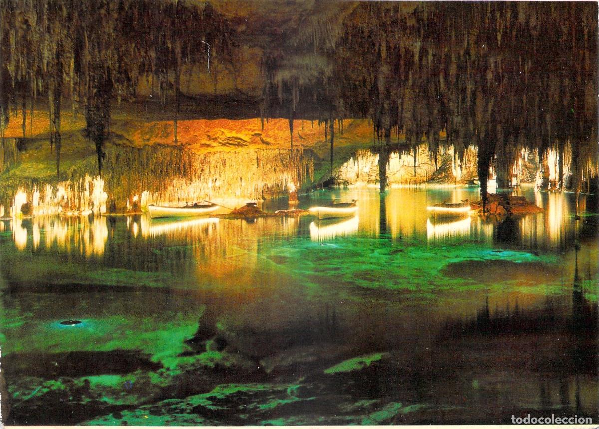 Postales: Postal de las Cuevas del Drach, Lago Martel, Porto Cristo, Mallorca
