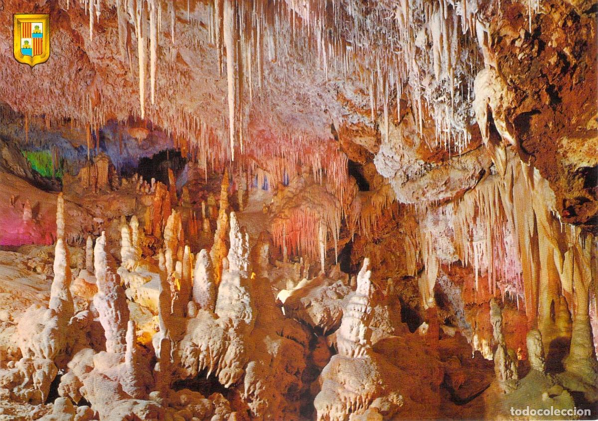 Postales: Postal de las Cuevas dels Hams en Porto Cristo, Mallorca