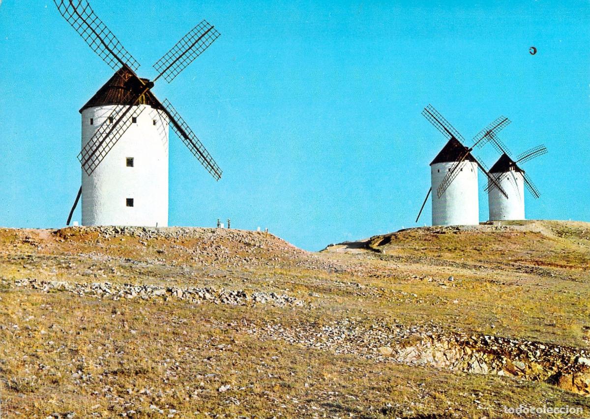 Postales: Postal de los Molinos de Viento en Alc&aacute;zar de San Juan