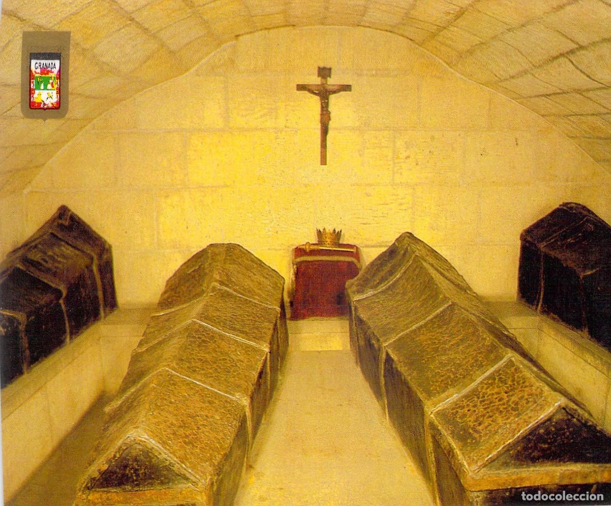 Postales: Postal Capilla Real de Granada Cripta de los Reyes Cat&oacute;licos
