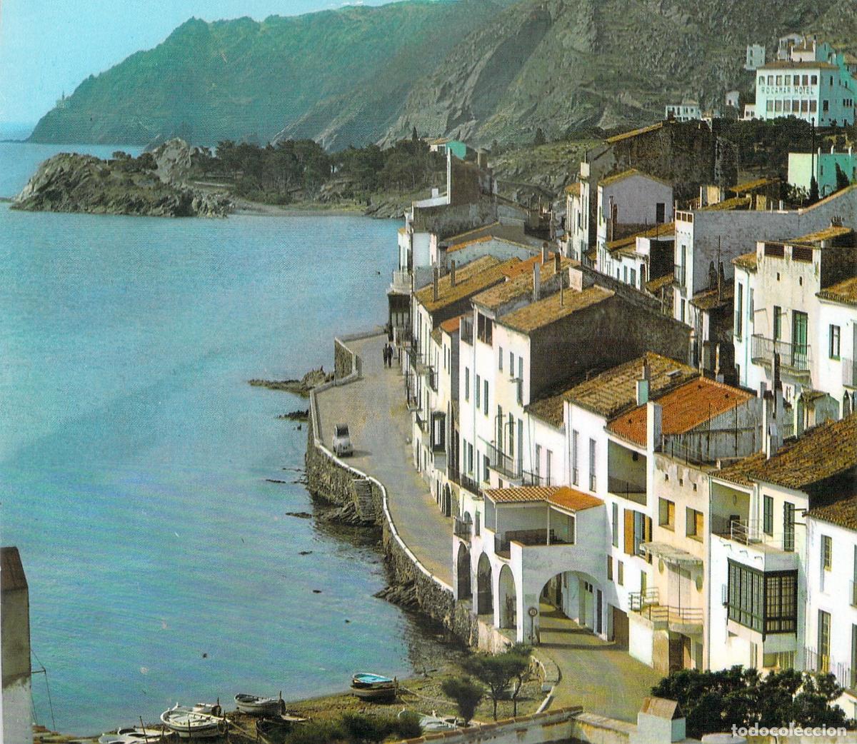 Postales: Postal de Cadaqu&eacute;s con hermosa vista de la costa
