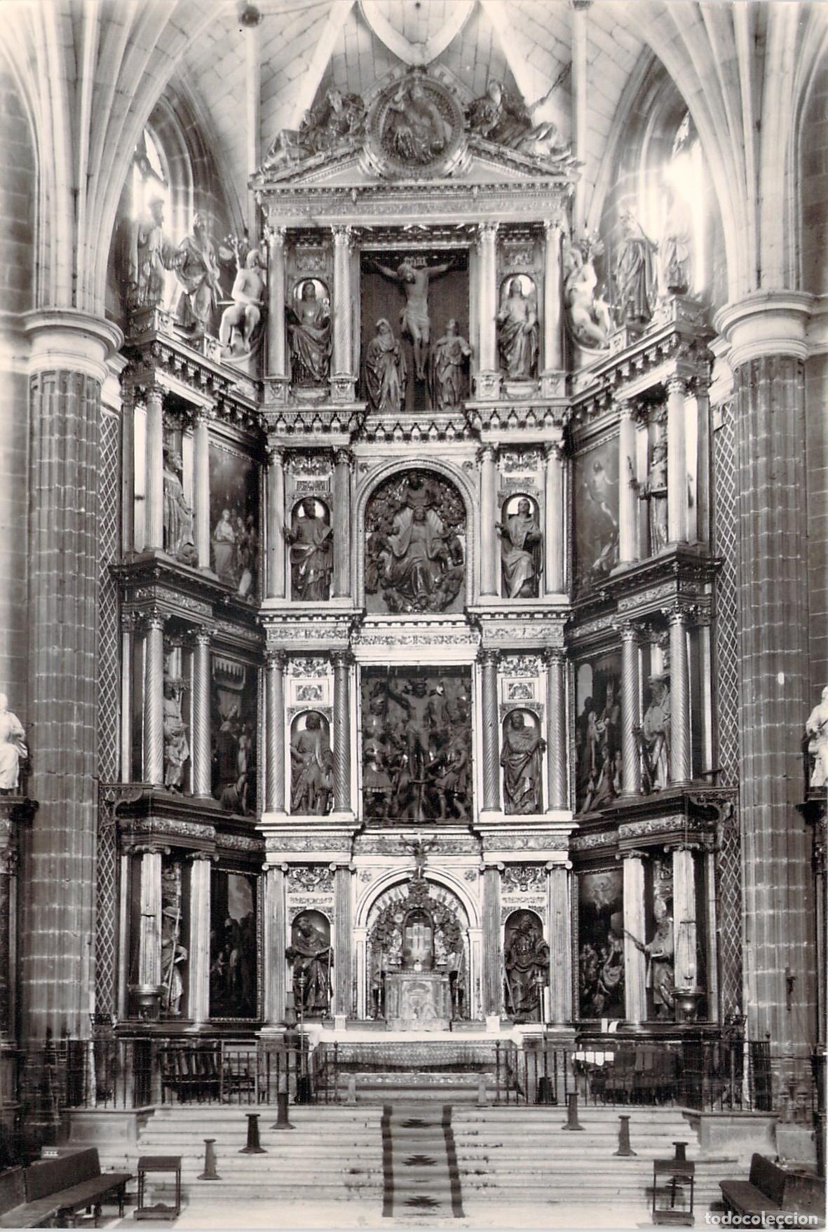 Postales: Postal Retablo de la Iglesia de Villacast&iacute;n